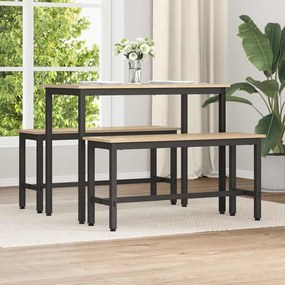 vidaXL Banco de Jantar Carvalho Sonoma 100 x 32,5 x 48,5 cm