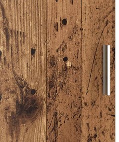 Buffet Castanho Madeira velha Folheado de madeira Compacto
