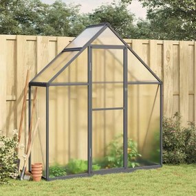 vidaXL Estufa com estrutura de base 169x58x195 cm alumínio antracite