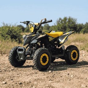 MINI MOTO 4 GASOLINA PARA CRIANÇAS 49cc Roan Ratte R6 4.5cv AMARELA