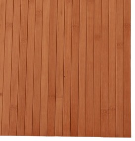 Tapete retangular 80x300 cm bambu castanho