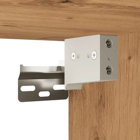 2 pcs móveis de casa de banho deriv. madeira carvalho artisiano