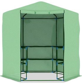 Estufa com prateleiras 227x223 cm aço