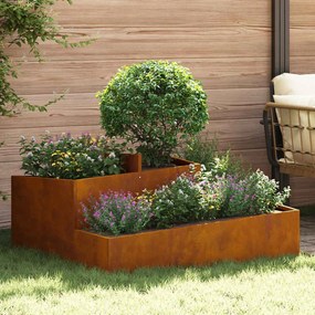 Vasos e Plantadeiras Aço Corten Grande Durável