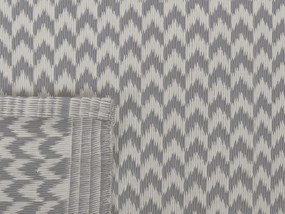 Tapete de exterior cinzento 60 x 90 cm MANGO Beliani