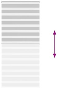 Cortina de zebra 110x200 cm largura do tecido 105,9cm poliéster