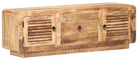 vidaXL Móvel de TV 120x30x40 cm madeira de mangueira áspera