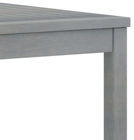 Mesa de centro 100x50x33 cm madeira de acácia maciça cinzento