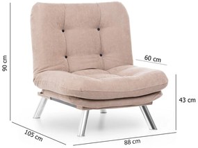 Conjunto de Mobiliário de Sala Inci – Nogueira e Creme – TV Unit: 160x