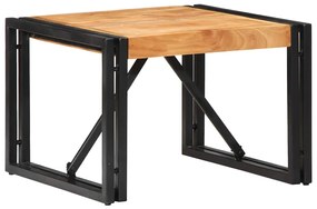 Mesa de centro 50x50x35 cm madeira de acácia maciça