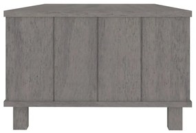 Mesa de centro HAMAR 100x55x35 cm pinho maciço cinza-claro