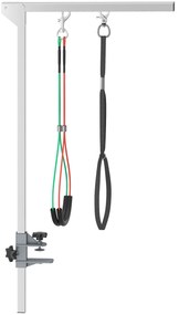 Pawhut Braço Dobrável em Aço Inoxidável para Mesa de Tosquia para Animais de Estimação Altura Ajustável Máx. 74 cm | Aosom Portugal