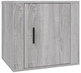 Mesas de cabeceira 2 pcs 50x39x47 cm sonoma cinzento