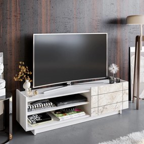 Móvel TV Valantina – Branco – 140 cm x 41,4 cm x 37,1 cm