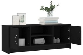 Móvel de TV Sami de 102cm com 2 Portas - Preto - Design Minimalista