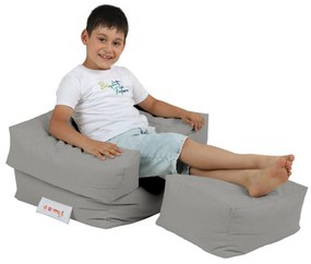 Puff de Jardim Kids Single Seat Pouffe – Fumo – 65x50x40 cm | Tribo Ho