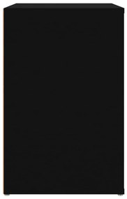 Sapateira 130x35x54 cm derivados de madeira preto