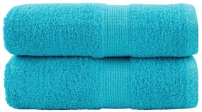 Toalhas de bidé premium SOLUND 2 pcs 30x50 cm 600 gsm turquesa