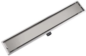Dreno de chuveiro linear 830x140 mm aço inoxidável