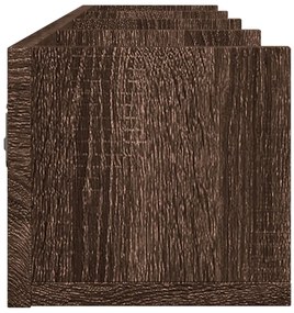 Armário parede 99x18x16,5cm derivados madeira carvalho castanho