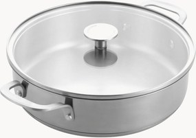Frigideira funda em aço inoxidável com tampa KitchenAid