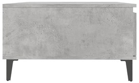 Mesa de centro 90x60x35 cm derivados madeira cinzento cimento