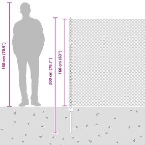 Postes de Cerca vidaXL 22 pcs U-Channel Cinza 160 cm Aço