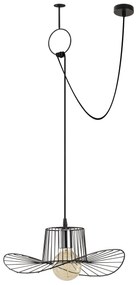 Candeeiro Tel – Preto – 98 x 38 cm