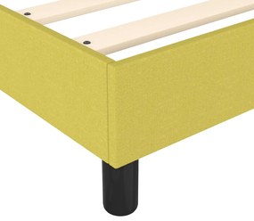 Estrutura de cama 90x190 cm tecido verde