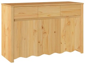 Buffet vidaXL "DRAMMEN" 114x43x75,5 cm Madeira Sólida de Pinheiro