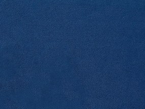 Capa para sofá de 3 lugares de veludo azul BERNES Beliani
