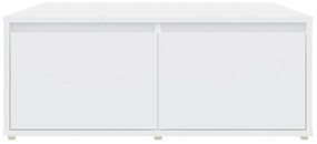 Mesa de centro 80x80x31 cm derivados de madeira branco