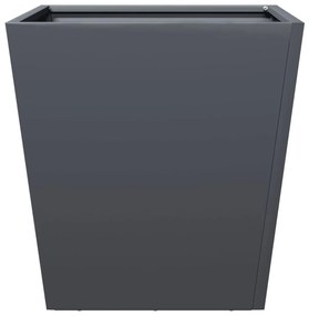 Vaso/floreira de jardim 40x40x40 cm aço antracite