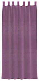 Cortinas de voile com laços 2 pcs roxo 140x225 cm