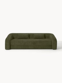 Sofá-cama em teddy-bouclé Eliot (3 lugares)