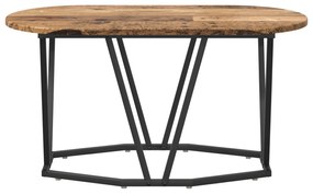 Mesa de Centro vidaXL Madeira Antiga 80x40x40,5 cm em Madeira de Engen