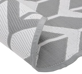 Tapete de exterior Ø200 cm ARAKIL PP cinzento