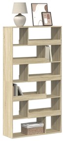 vidaXL Estante 100x33x187,5 cm derivados de madeira carvalho sonoma