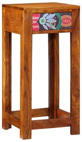 Estante para Telefone vidaXL 35x35x75 cm em Madeira Sólida de Acácia