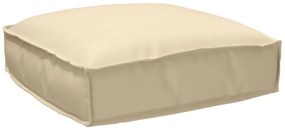 vidaXL Almofada de palete para assento Bege 50 x 50 x 12 cm