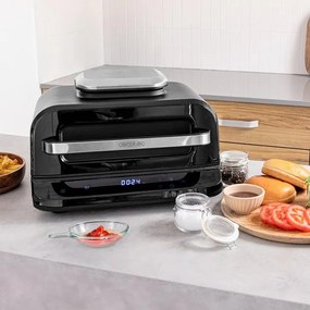 Fritadeira de ar quente com 2400 W Cecofry FireDome 6000 ‌, 6 modos de cozedura e 4 níveis de grill