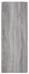 Armários de parede 2 pcs 69,5x34x90 cm cinzento sonoma