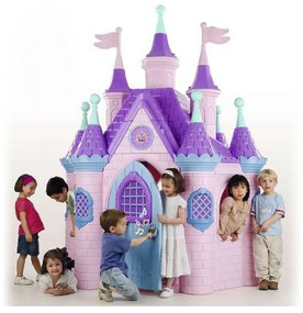 Casa Infantil de Brincar Feber 716035 Lilás Castelo (3 Unidades) (147 x 198 x 250 cm)