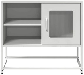 Móvel de TV 68x39x60,5 cm aço branco