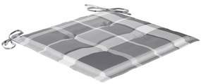 Cadeiras de jardim 8 pcs c/ almofadões madeira de acácia maciça