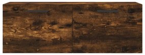 Armário parede 100x36,5x35 cm derivados madeira carvalho fumado