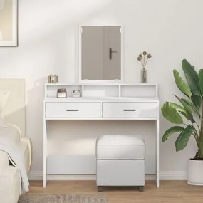 Tocador com Gavetas Branco 100x41x140 cm