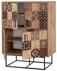 Armário Multiusos Quantum – Pinho Atlântico – 93x115x36 cm