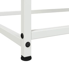 Aparador 100,5x39x107 cm aço branco