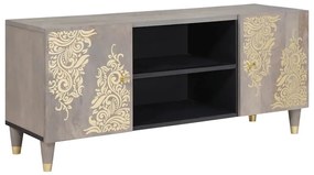 vidaXL Gabinete para TV com prateleira Cinzeto 105 x 33 x 46 cm